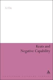 Front cover_Keats and Negative Capability