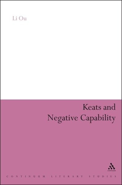Front cover_Keats and Negative Capability