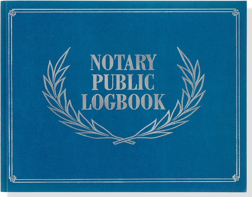 Front cover_Notary Public Logbook