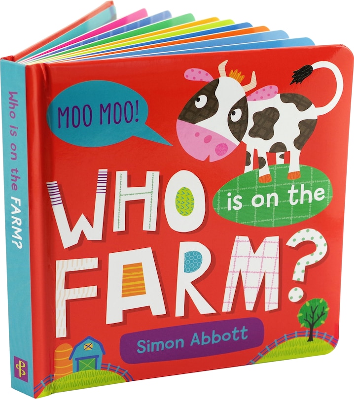 Front cover_Who Is on the Farm? Board Book