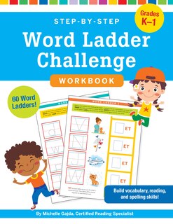 Couverture_Step-By-Step Word Ladder Challenge Workbook (Grades K-1)