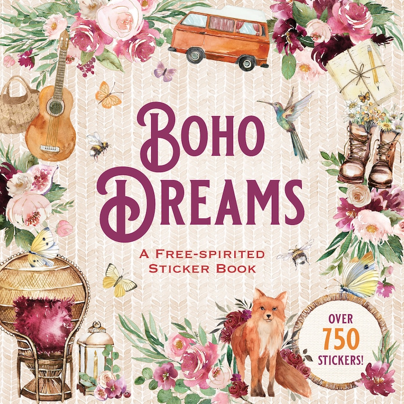 Front cover_Boho Dreams Sticker Book