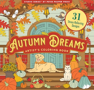Couverture_Autumn Dreams Coloring Book - 31 Stress Free Designs (Peforated Pages for Easy Removal)