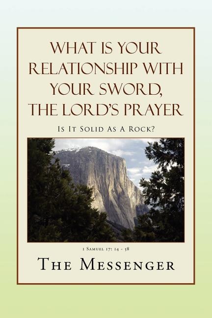 Couverture_What Is Your Relationship with Your Sword, the Lord's Prayer