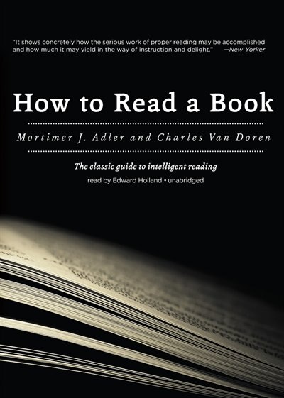 Front cover_How To Read A Book