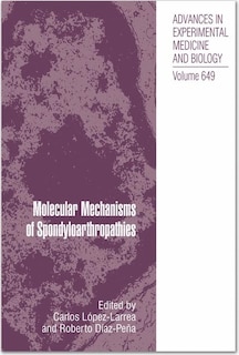 Couverture_Molecular Mechanisms of Spondyloarthropathies
