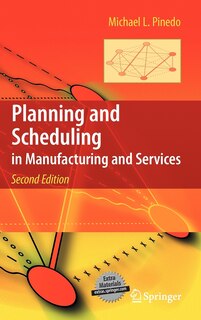 Front cover_Planning And Scheduling In Manufacturing And Services