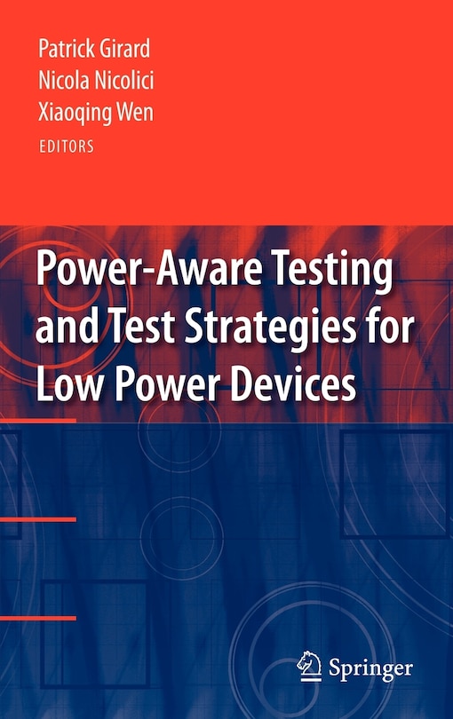 Couverture_Power-Aware Testing and Test Strategies for Low Power Devices