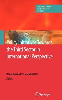Front cover_Policy Initiatives Towards the Third Sector in International Perspective