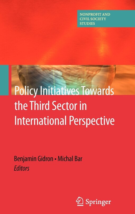 Front cover_Policy Initiatives Towards the Third Sector in International Perspective