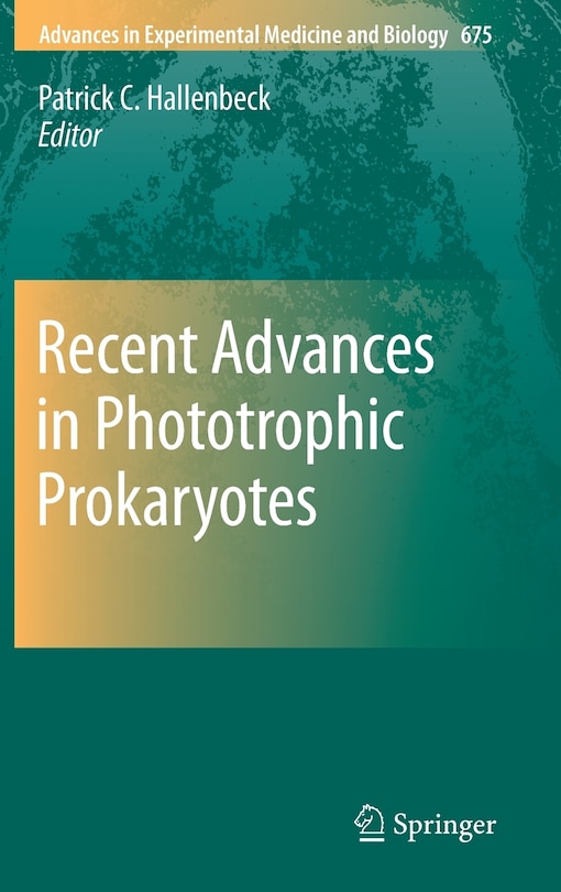 Front cover_Recent Advances in Phototrophic Prokaryotes