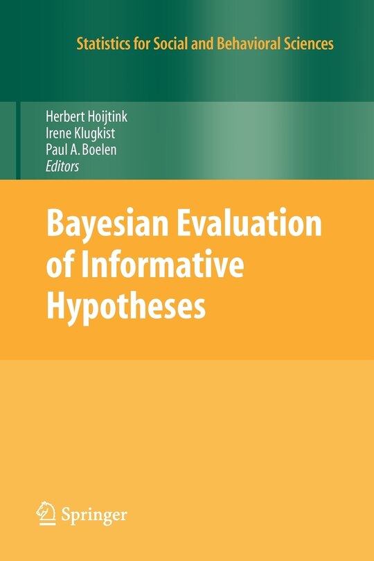 Bayesian Evaluation of Informative Hypotheses