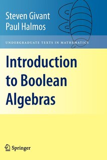 Front cover_Introduction to Boolean Algebras