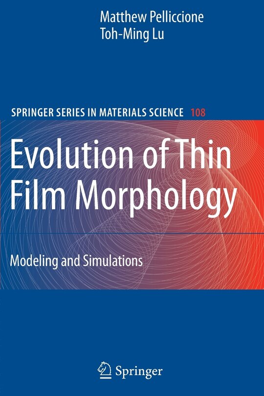 Couverture_Evolution of Thin Film Morphology