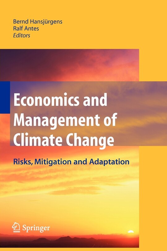 Front cover_Economics and Management of Climate Change