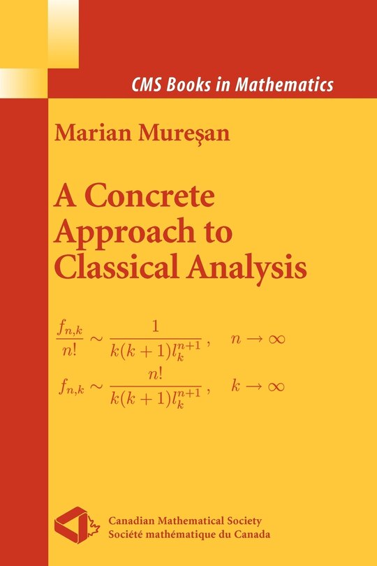 Couverture_A Concrete Approach to Classical Analysis