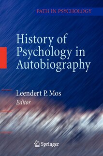 Front cover_History of Psychology in Autobiography
