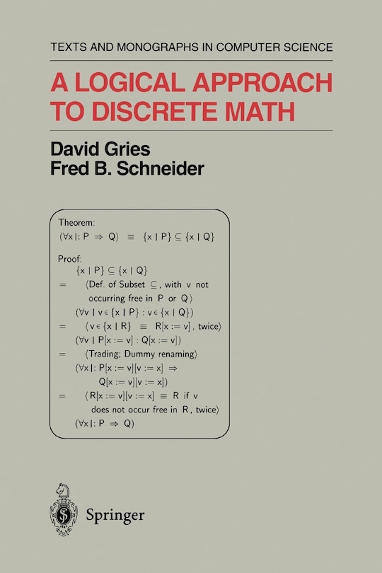 Front cover_A Logical Approach to Discrete Math