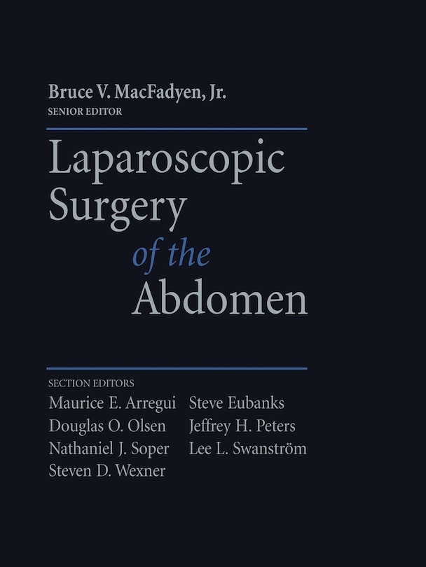 Couverture_Laparoscopic Surgery of the Abdomen