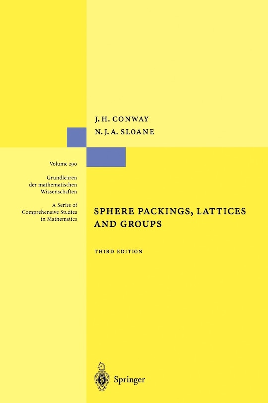 Front cover_Sphere Packings, Lattices and Groups