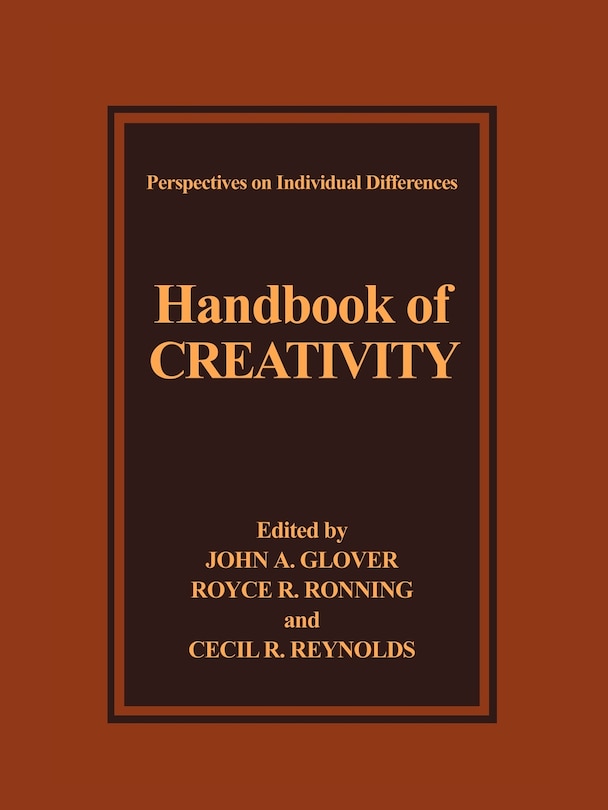 Front cover_Handbook of Creativity