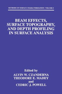 Couverture_Beam Effects, Surface Topography, and Depth Profiling in Surface Analysis