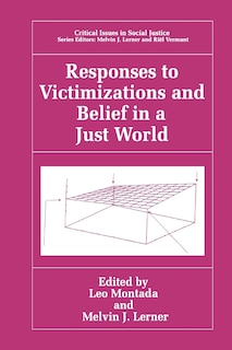 Couverture_Responses to Victimizations and Belief in a Just World