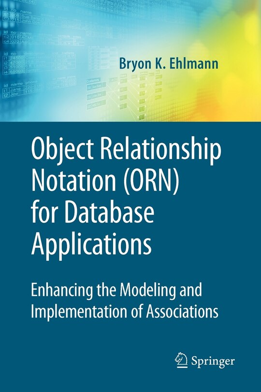 Front cover_Object Relationship Notation (ORN) for Database Applications