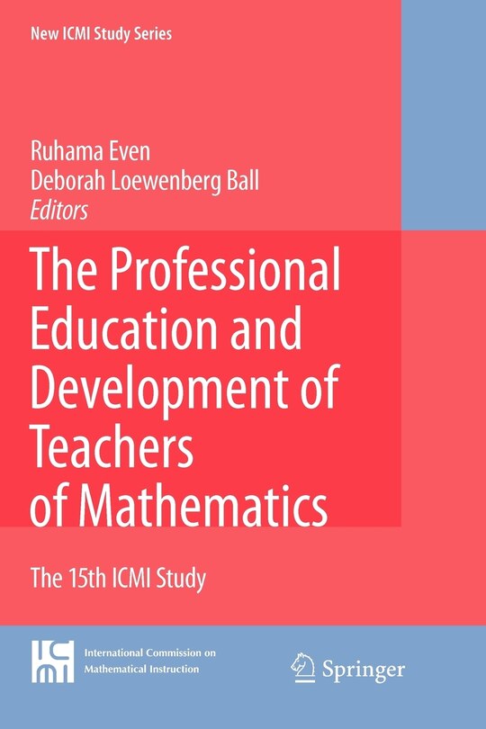 Front cover_The Professional Education and Development of Teachers of Mathematics