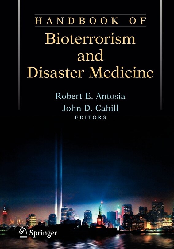 Couverture_Handbook of Bioterrorism and Disaster Medicine
