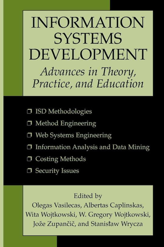 Front cover_Information Systems Development