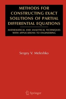 Front cover_Methods for Constructing Exact Solutions of Partial Differential Equations