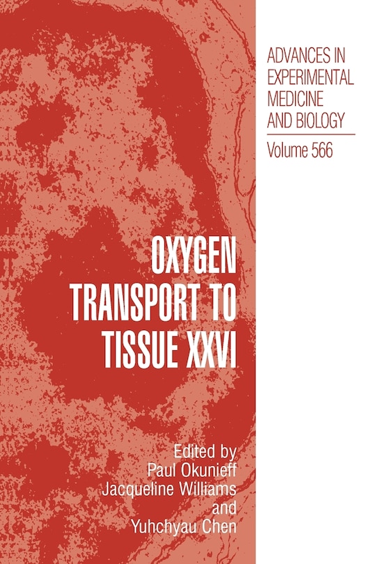 Front cover_Oxygen Transport to Tissue XXVI