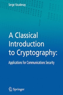 Front cover_A Classical Introduction to Cryptography