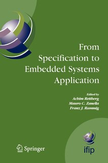 Couverture_From Specification to Embedded Systems Application