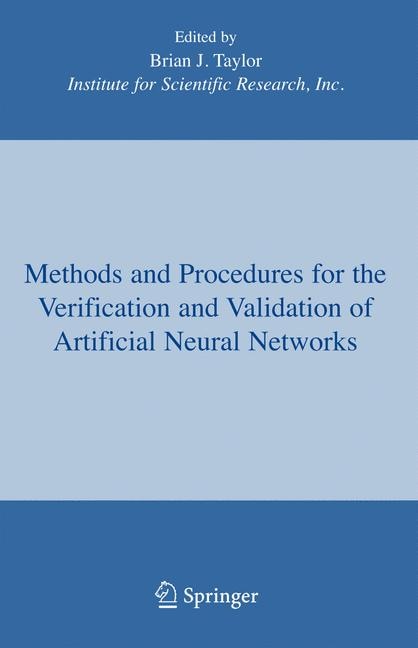 Front cover_Methods and Procedures for the Verification and Validation of Artificial Neural Networks