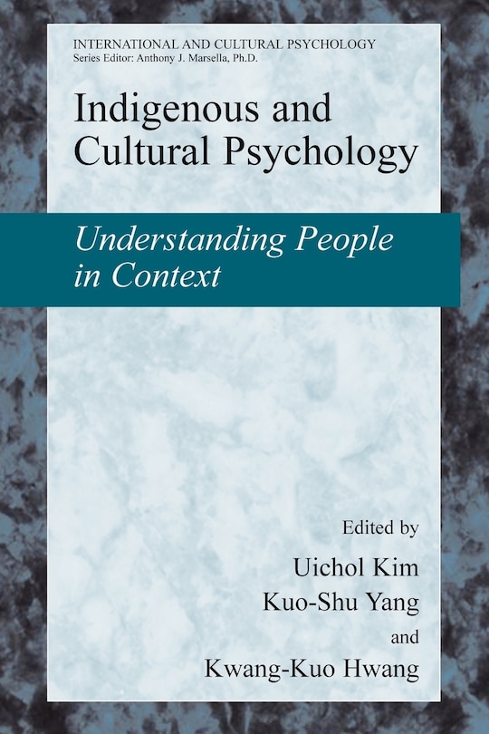 Front cover_Indigenous and Cultural Psychology
