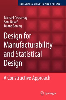 Couverture_Design for Manufacturability and Statistical Design
