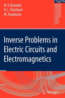 Front cover_Inverse Problems in Electric Circuits and Electromagnetics