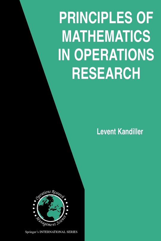 Couverture_Principles of Mathematics in Operations Research