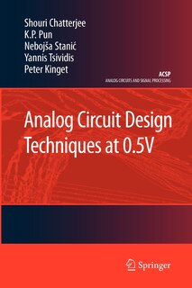 Front cover_Analog Circuit Design Techniques at 0.5V