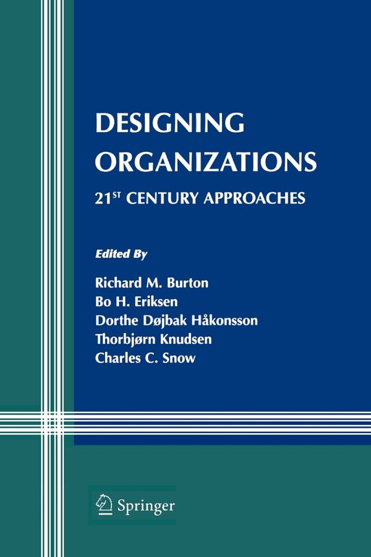 Front cover_Designing Organizations