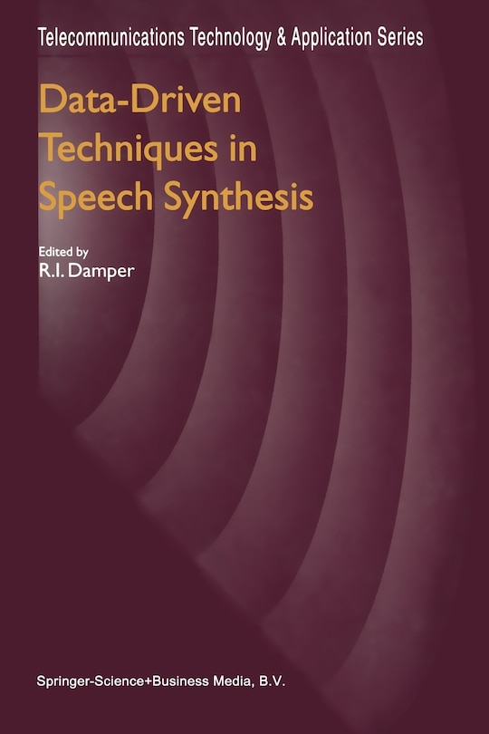Couverture_Data-Driven Techniques in Speech Synthesis