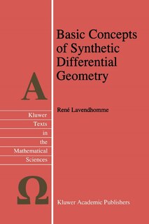 Front cover_Basic Concepts of Synthetic Differential Geometry