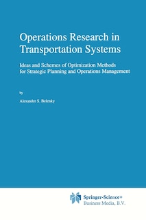Front cover_Operations Research in Transportation Systems
