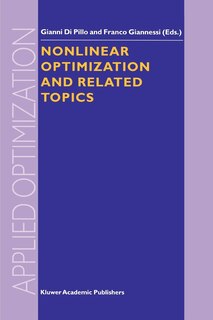 Couverture_Nonlinear Optimization and Related Topics