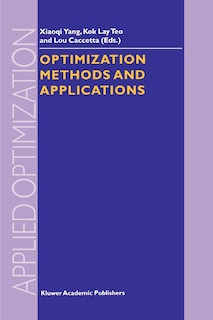 Front cover_Optimization Methods and Applications