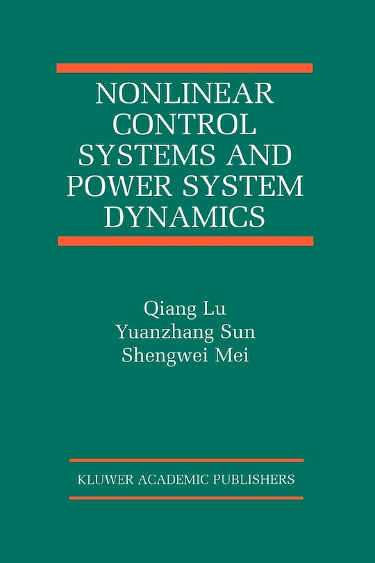 Couverture_Nonlinear Control Systems and Power System Dynamics