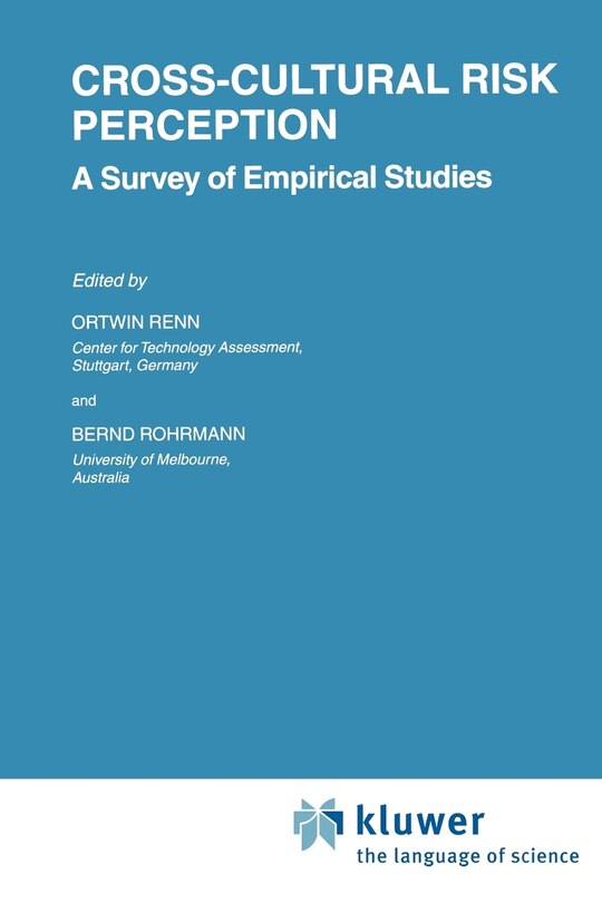 Front cover_Cross-Cultural Risk Perception