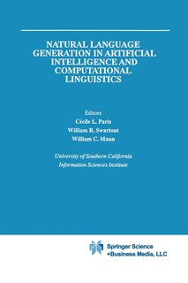 Front cover_Natural Language Generation in Artificial Intelligence and Computational Linguistics